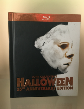 The author’s copy of the Halloween 35th anniversary Blu-ray
